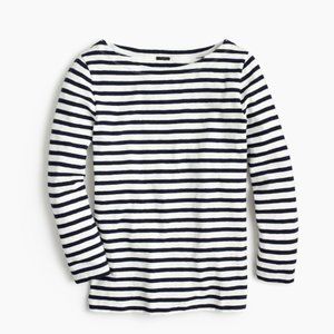 J.Crew Striped Boatneck Top (in stores now)